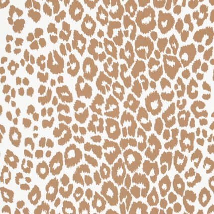 ICONIC LEOPARD CAMEL Wallpaper by Schumacher