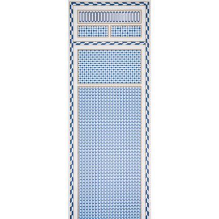 ROBINCHON PANEL A BLUE Wall Mural Panel by Schumacher