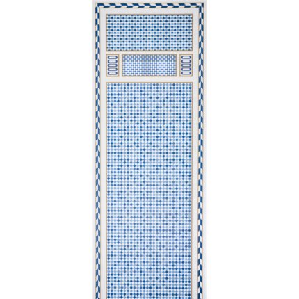 ROBINCHON PANEL B BLUE Wall Mural Panel by Schumacher