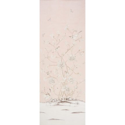 CHINOIS PALAIS PANEL BLUSH CONCH Wall Mural Panel by Schumacher