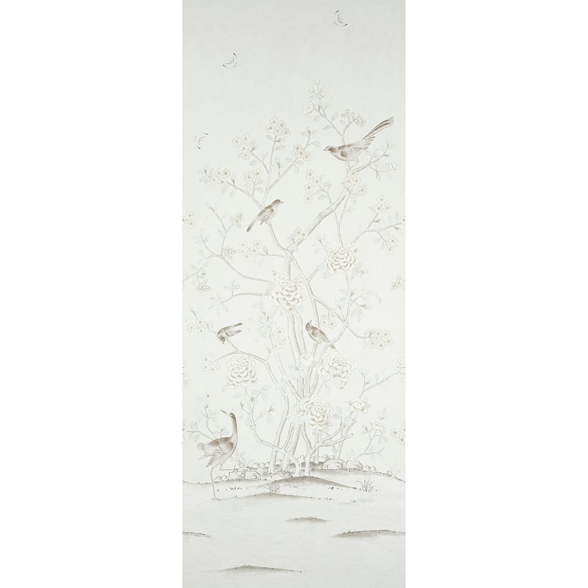 5007122.jpg CHINOIS PALAIS PANEL NEUTRAL Wall Mural Panel by Schumacher - Image 1