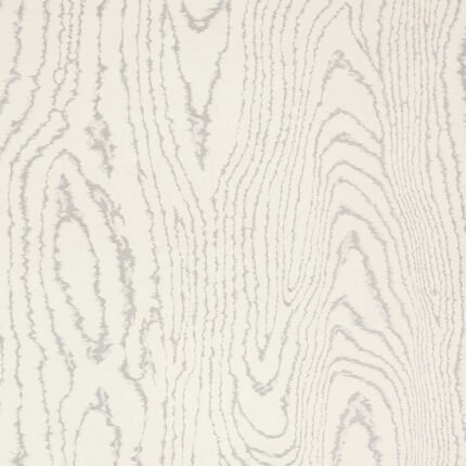 FAUX BOIS SILVER MOON Wallpaper by Schumacher