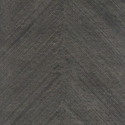 COMBED CHEVRON BLACK SLATE Wallcovering by Schumacher Fabulous Faux Wallpaper SCH-5007423