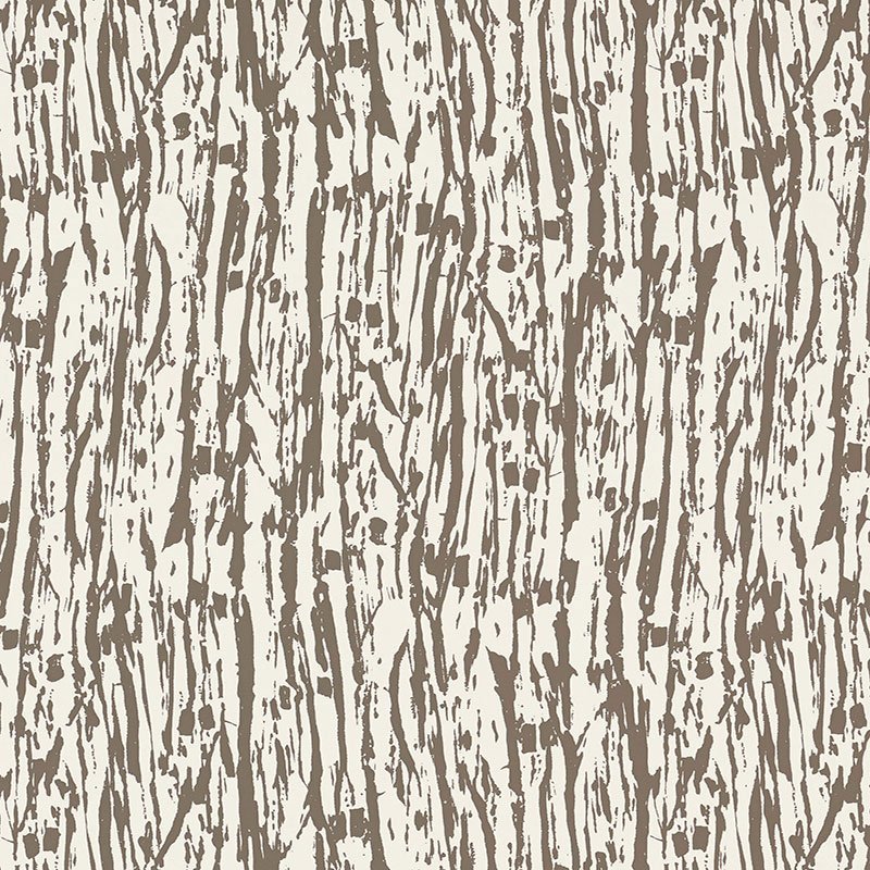 5007472.jpg TREE TEXTURE MOCHA Wallpaper by Schumacher - Image 1