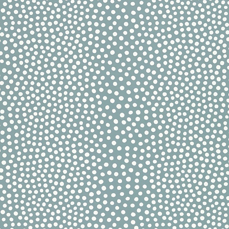 5007502.jpg RAINDOTS SLATE BLUE Wallpaper by Schumacher - Image 1