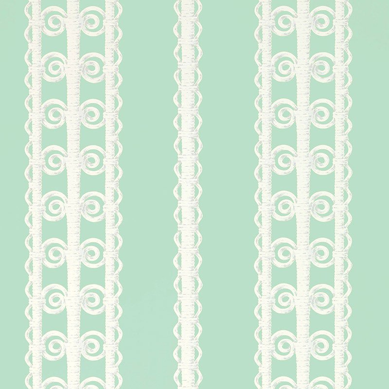 5007723.jpg WICKER STRIPE LOVELY DAY Wallpaper by Schumacher - Image 1