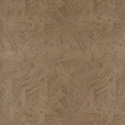 LABYRINTH METALLIC ESPRESSO Wallpaper by Schumacher