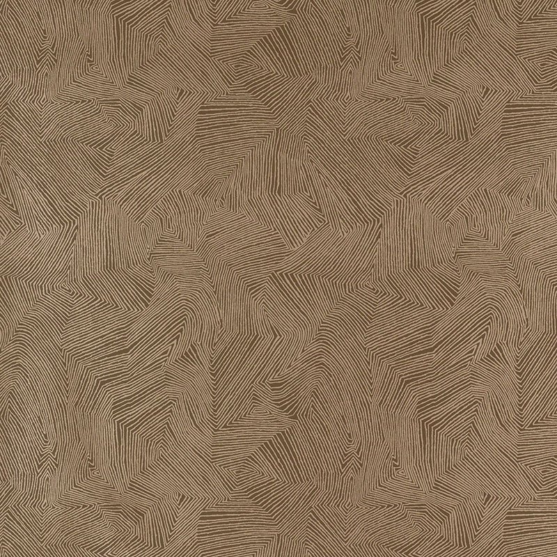5007771.jpg LABYRINTH METALLIC ESPRESSO Wallpaper by Schumacher - Image 1