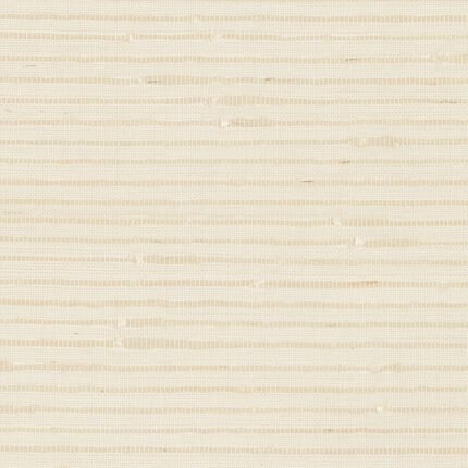 BANDED GRASSCLOTH CREAM Wallpaper by Schumacher
