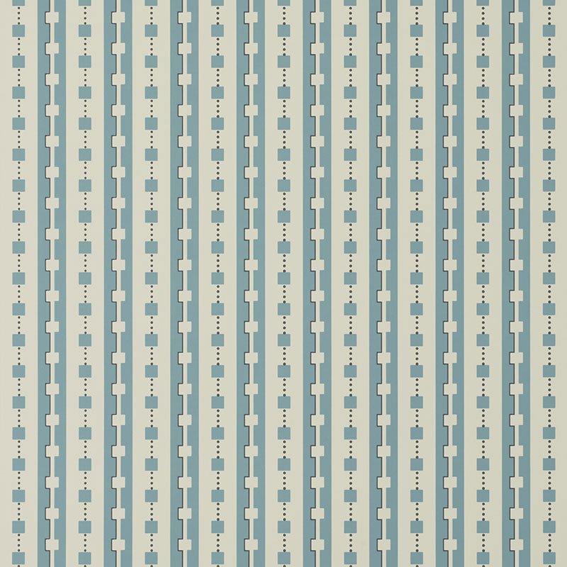 5008122.jpg PLAZA BLUES BLUE Wallpaper by Schumacher - Image 1