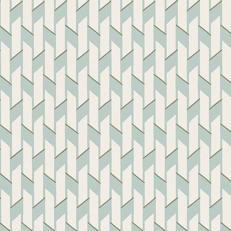 5008151.jpg EMPIRE BLUE CHARM Wallpaper by Schumacher - Image 1