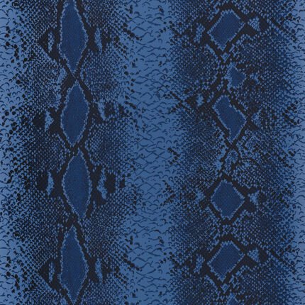 SNAKE CHARMER COBALT Wallpaper by Schumacher
