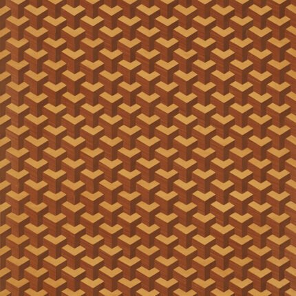 ANGOLO HAND PAINTED MARQUETRY MAPLE Wallcovering by Schumacher