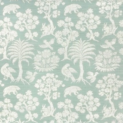 WOODLAND SILHOUETTE SISAL SKY Grasscloth Wallcovering by Schumacher