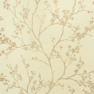 GOLD ON IVORY Grasscloth