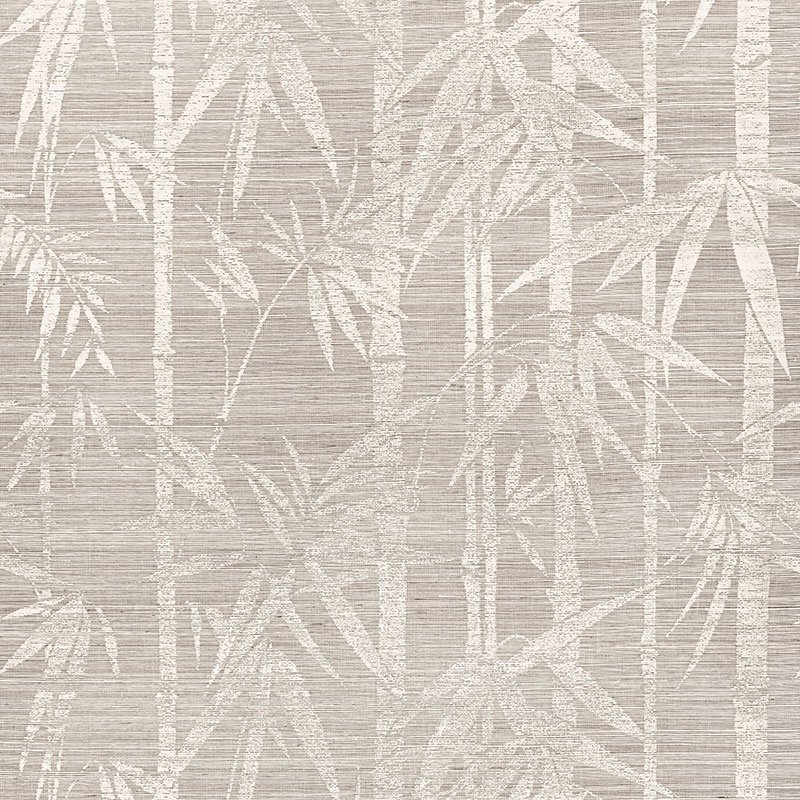 5008311.jpg LES BAMBOUS SISAL FOG Grasscloth Wallcovering by Schumacher Shangri-la Wallpaper SCH-5008311
