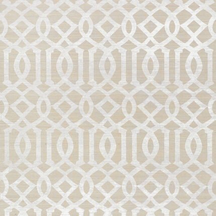 IMPERIAL TRELLIS SISAL SAND Grasscloth Wallcovering by Schumacher
