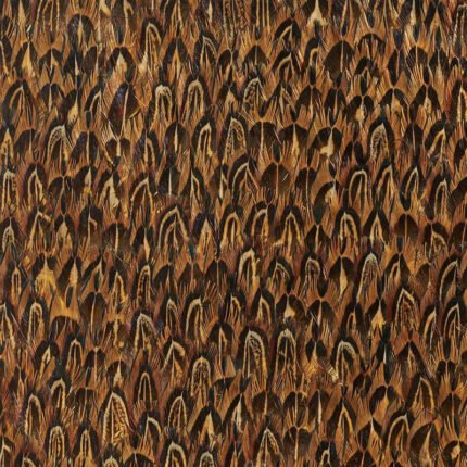 GOLD QUAIL Panel by Schumacher Plume Wallpaper SCH-5008376