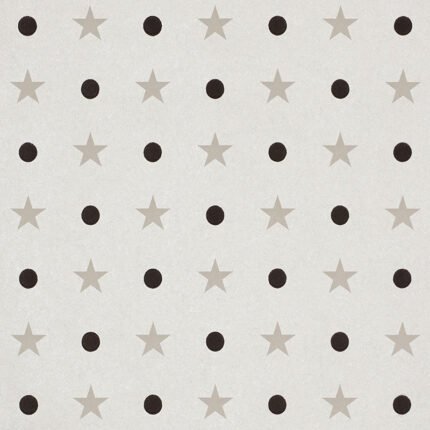 ETOILES ET POINTS WARM SILVER Wallpaper by Schumacher