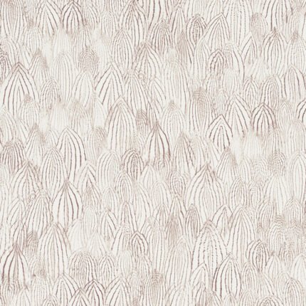 Feathers BROWN Wallpaper by Schumacher