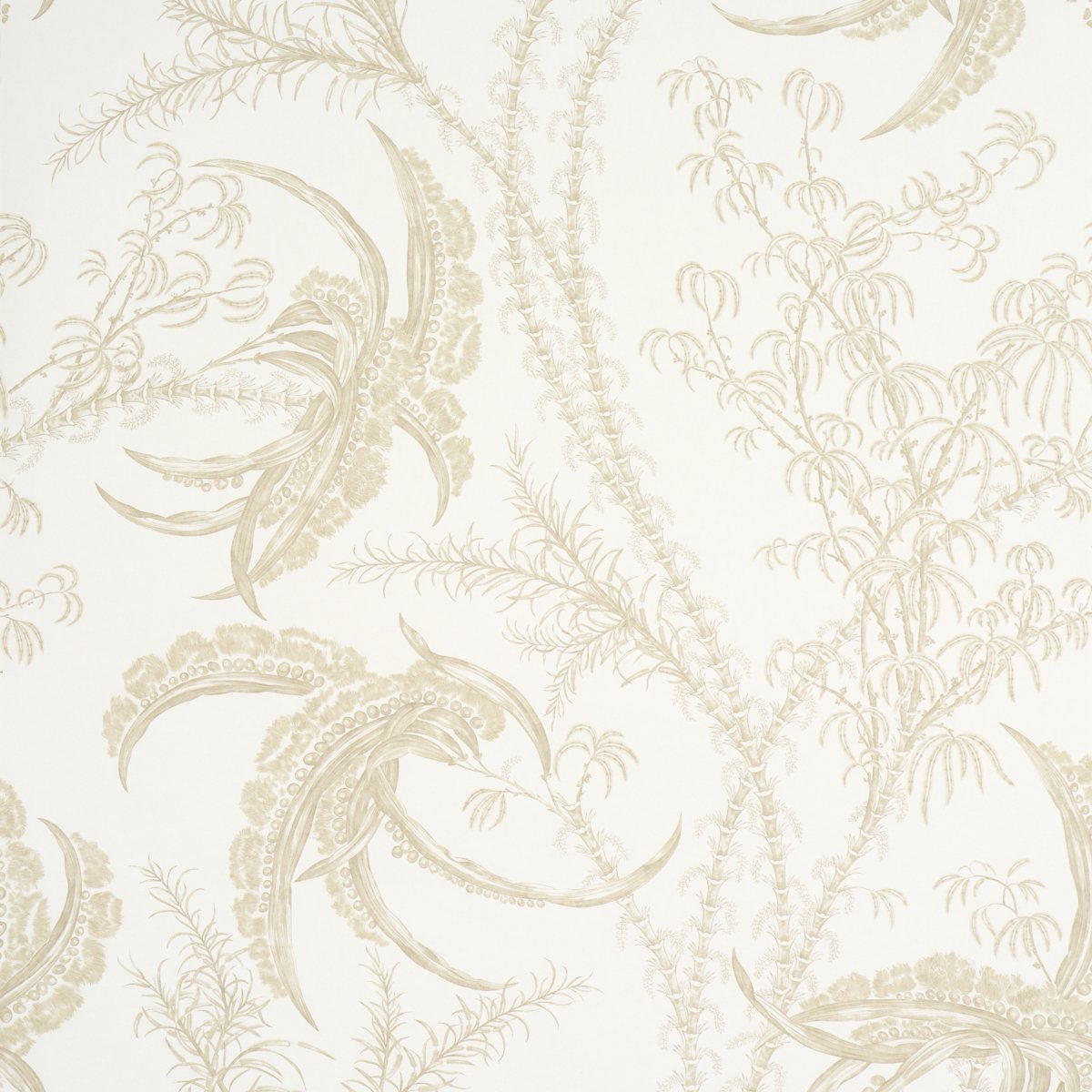 5008722.jpg Ocean Toile SAND Wallcovering by Schumacher - Image 1