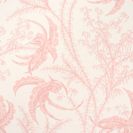 Ocean Toile CORAL Wallcovering by Schumacher