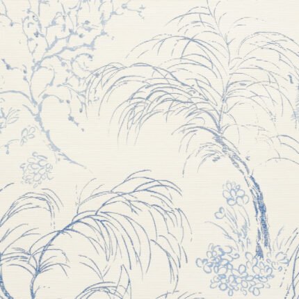 MORI SISAL PORCELAIN Wallpaper by Schumacher