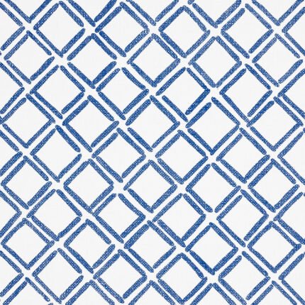 DINA PAPERWEAVE COBALT Wallpaper by Schumacher