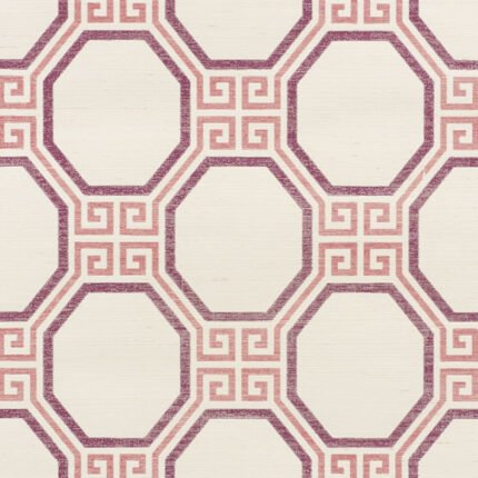 OCTAVIA SISAL CINNABAR Grasscloth Wallcovering by Schumacher