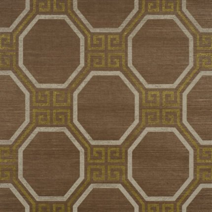 OCTAVIA SISAL SEPIA Grasscloth Wallcovering by Schumacher