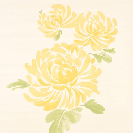 Hana Sisal YELLOW Wallpaper by Schumacher