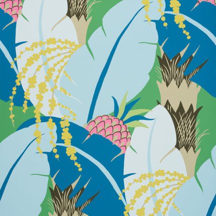 ANANAS PEACOCK Wallpaper by Schumacher