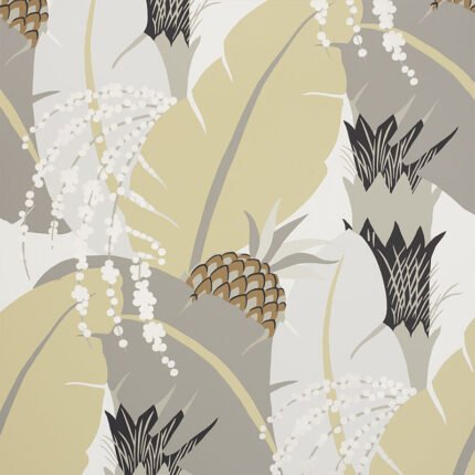 ANANAS NEUTRAL Wallpaper by Schumacher
