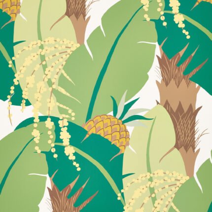 ANANAS PALM Wallpaper by Schumacher
