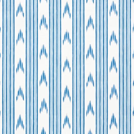 SANTA BARBARA IKAT INDIGO Wallpaper by Schumacher