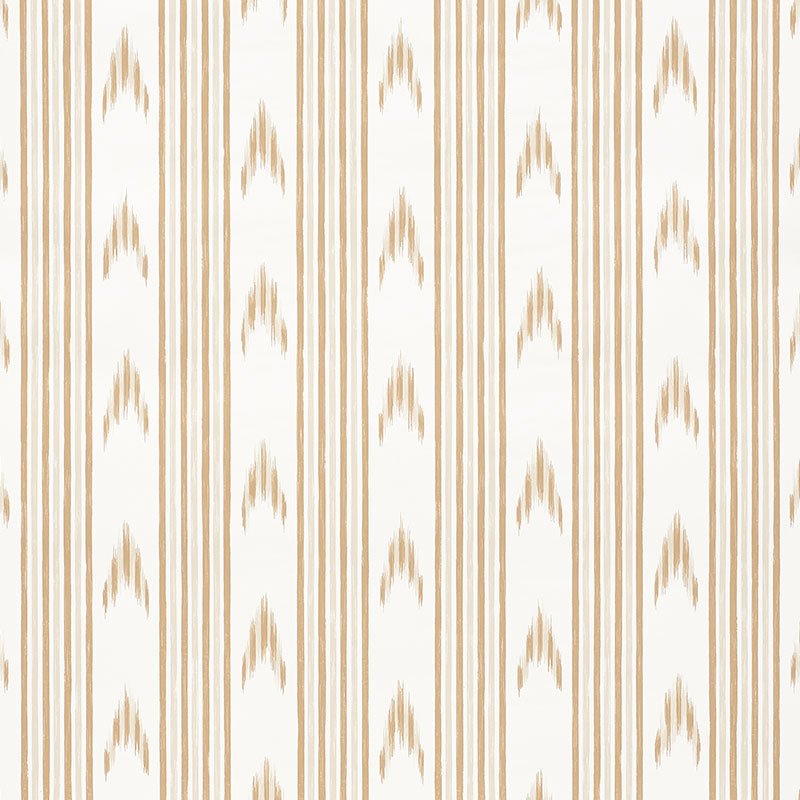 5009222.jpg SANTA BARBARA IKAT NEUTRAL Wallpaper by Schumacher - Image 1