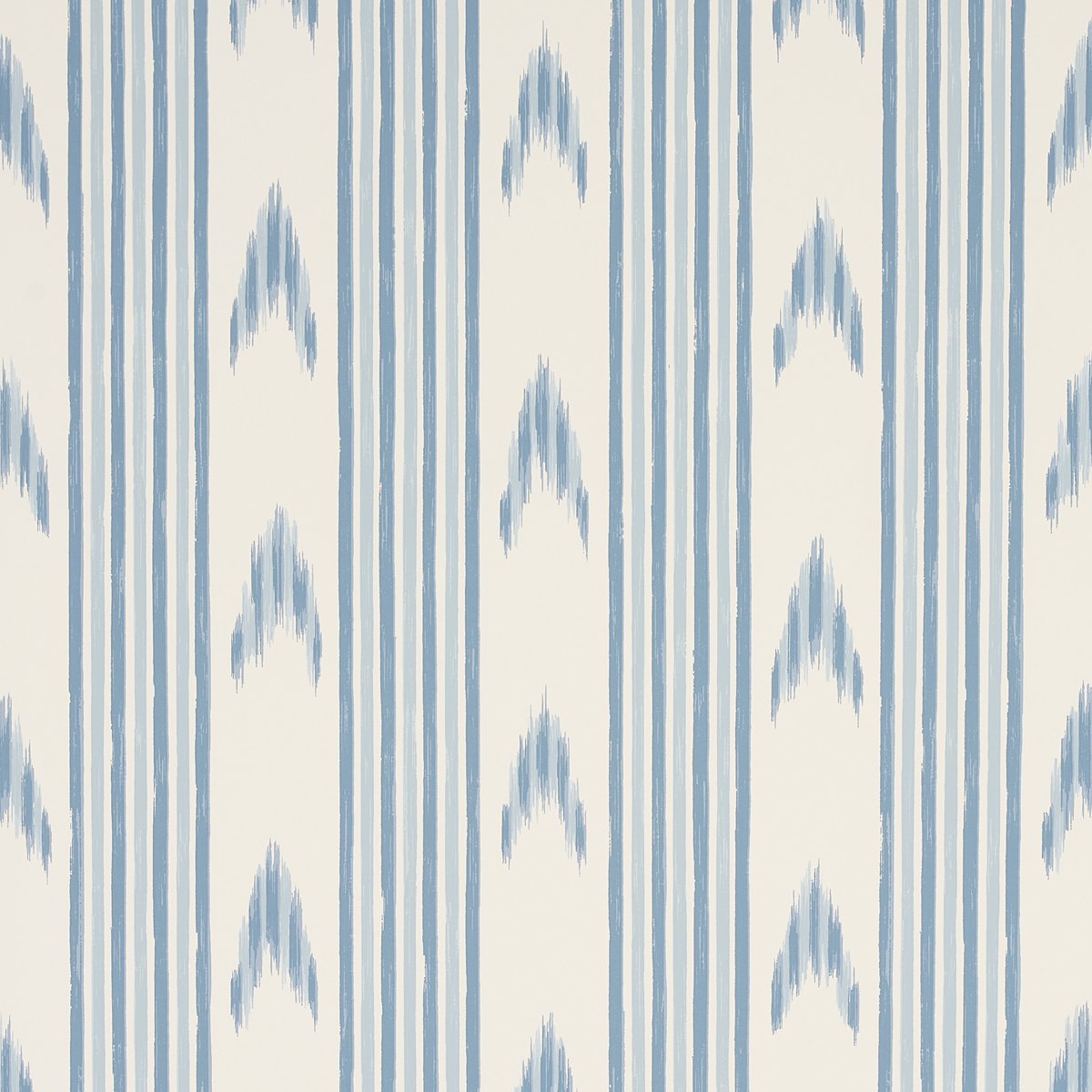 5009223.jpg SANTA BARBARA IKAT CHINA BLUE Wallpaper by Schumacher - Image 1