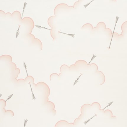 Mercurio BLUSH Wallpaper by Schumacher
