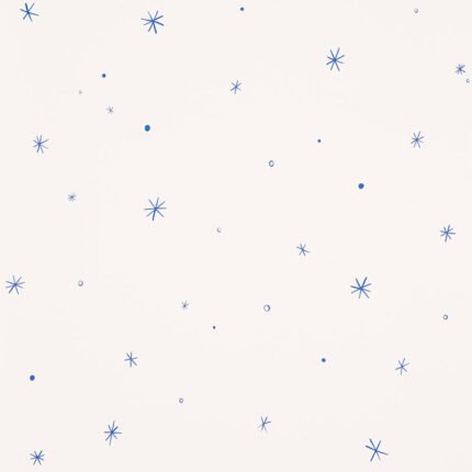 Calisto IVORY & COBALT Wallpaper by Schumacher Charlap Hyman & Herrero Wallpaper SCH-5009420