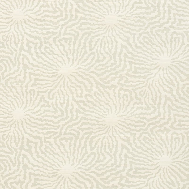 5009481.jpg FLOWER SHOCK SISAL HAZE Grasscloth Wallcovering by Schumacher - Image 1