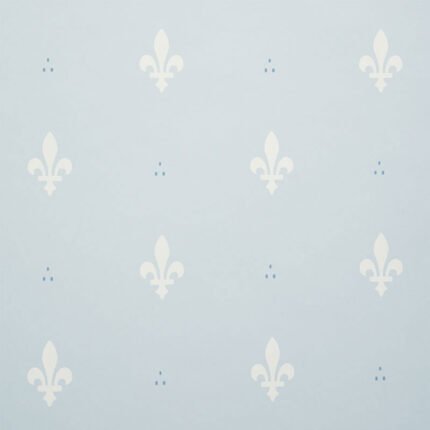 FLEUR DE LIS MINERAL Wallpaper by Schumacher