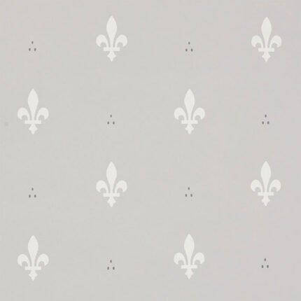 FLEUR DE LIS GREY Wallpaper by Schumacher