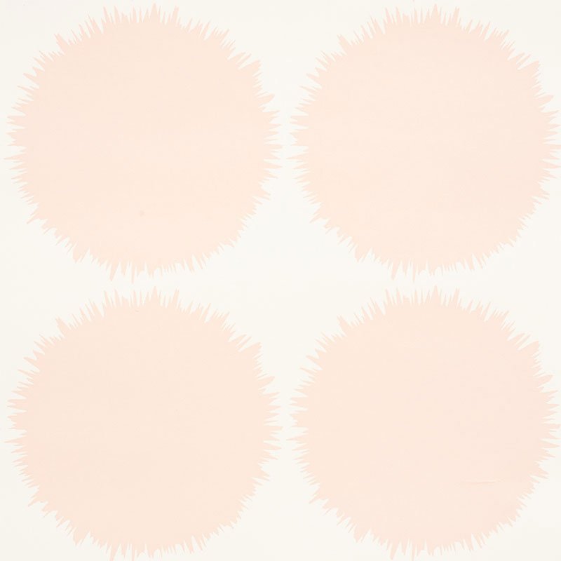 FUZZ BLUSH Wallpaper by Schumacher Blush
