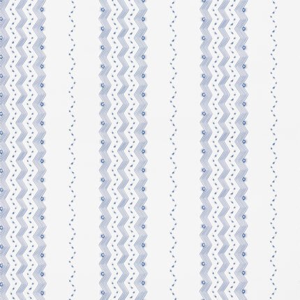 NAUSET STRIPE INDIGO Wallpaper by Schumacher