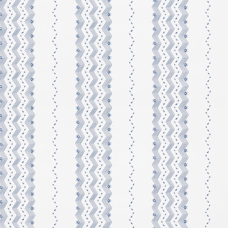 5009740.jpg NAUSET STRIPE INDIGO Wallpaper by Schumacher Chambray Wallpaper SCH-5009740