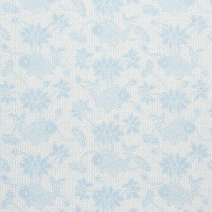 LOTUS BATIK SKY Wallcovering by Schumacher
