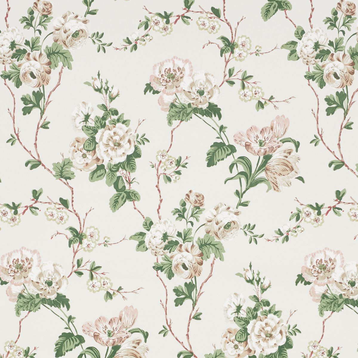 5009870.jpg BETTY QUIET PINK Wallcovering by Schumacher - Image 1