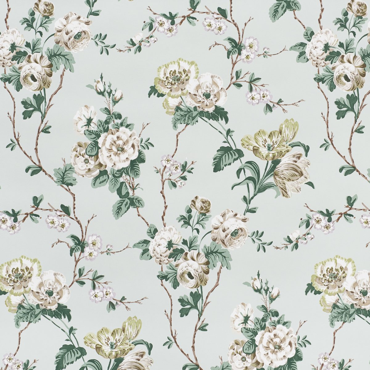 5009872.jpg BETTY CELADON Wallcovering by Schumacher - Image 1