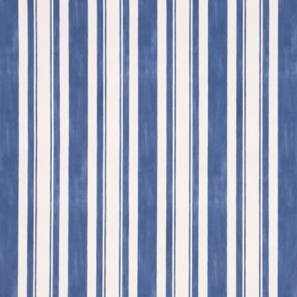 VILLA STRIPE NAVY Wallcovering by Schumacher