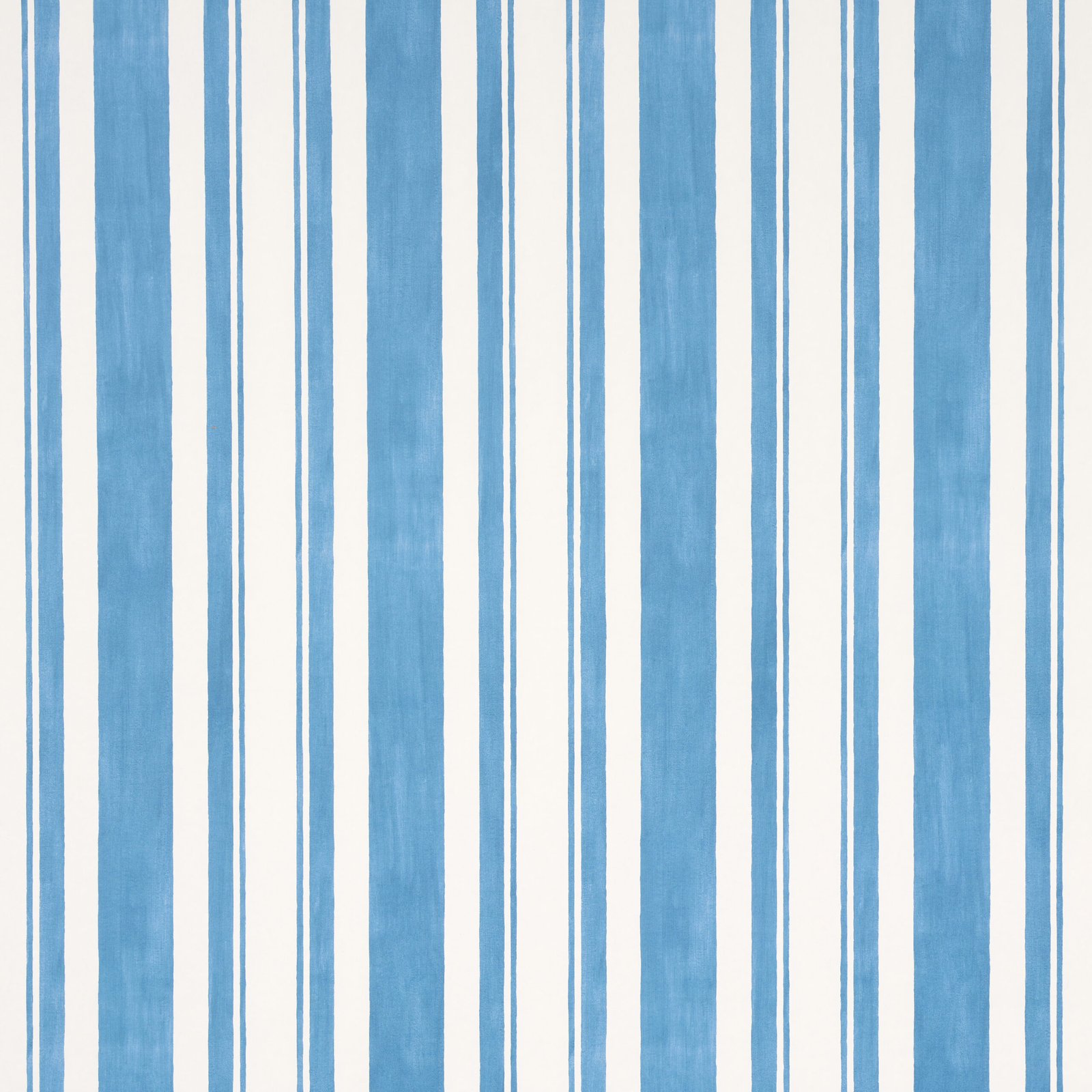 VILLA STRIPE PEACOCK Wallcovering by Schumacher Peacock